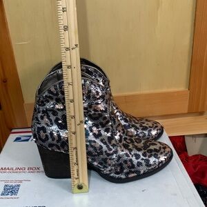 Gypsy Very G Sequin Leopard Boots
